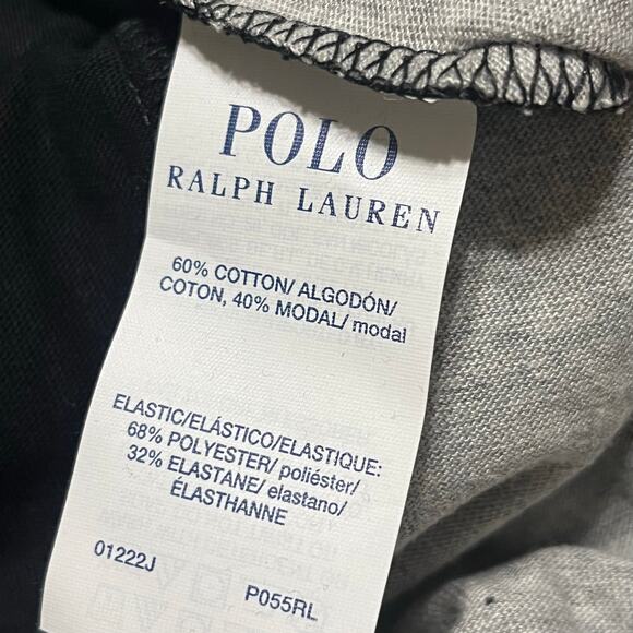 Polo Ralph Lauren Cotton-Blend-Jersey Pajama Pant Navy/Andover Heather/Red Sz XL - Picture 5 of 6